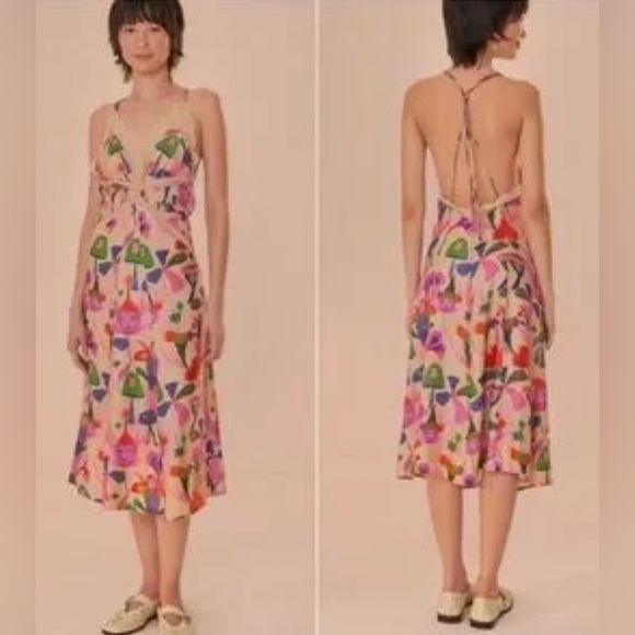 Farm Rio Multicolor Fairy Women's Midi Dress